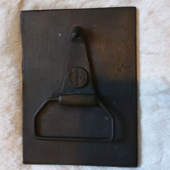 VTG Coca-Cola Trans-Pan San Fran Expo Swinging Dancer Brass belt buckle - Picture 4 of 8